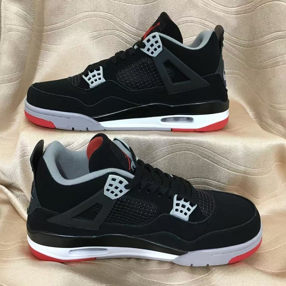 New - Air Jordan 4 Retro bred